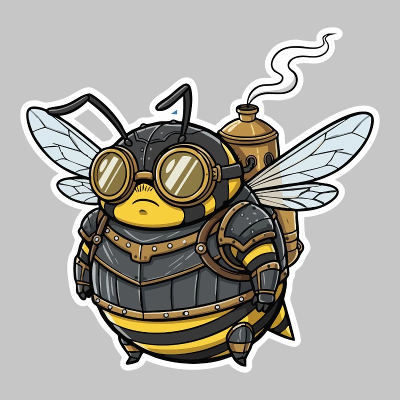 Steampunk Worker Bee Gepanzerte Brille