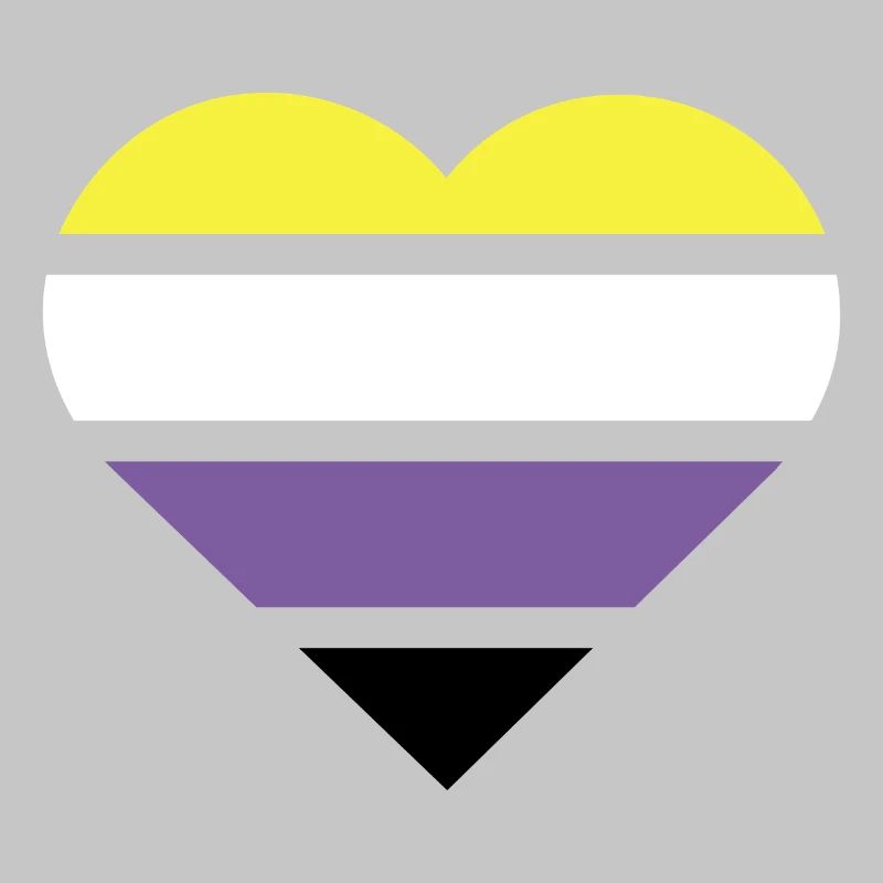 Pride Flag Heart · Nonbinary