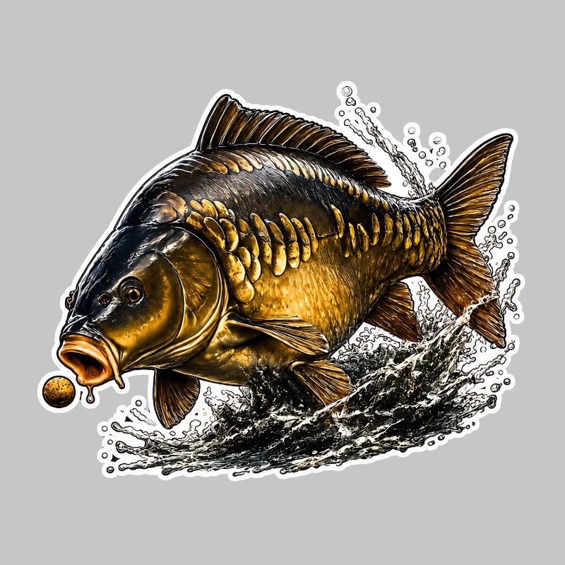 Conception de la pêche à la carpe miroir