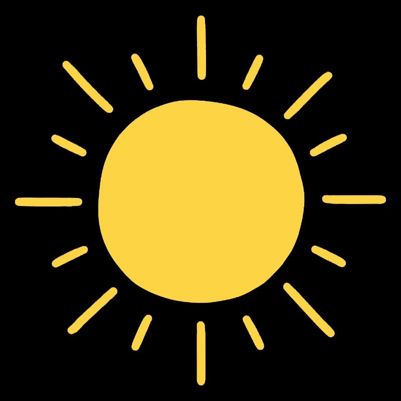 Soleil minimaliste