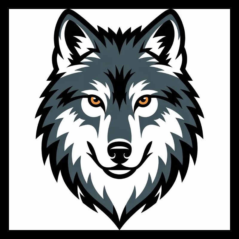 Wolf Graphic Emblem