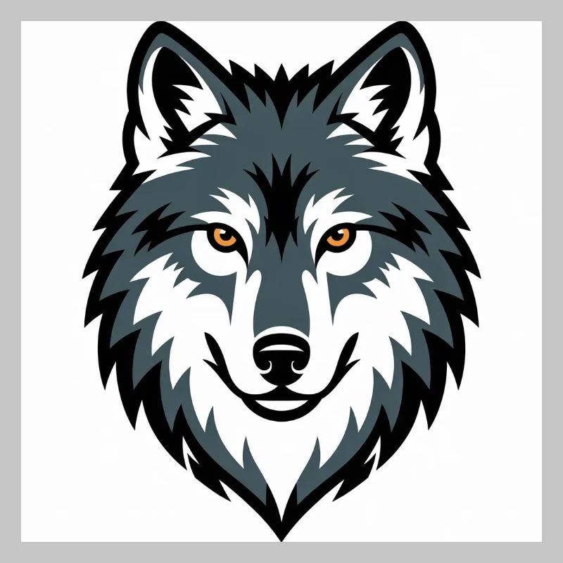 Wolf Graphic Emblem