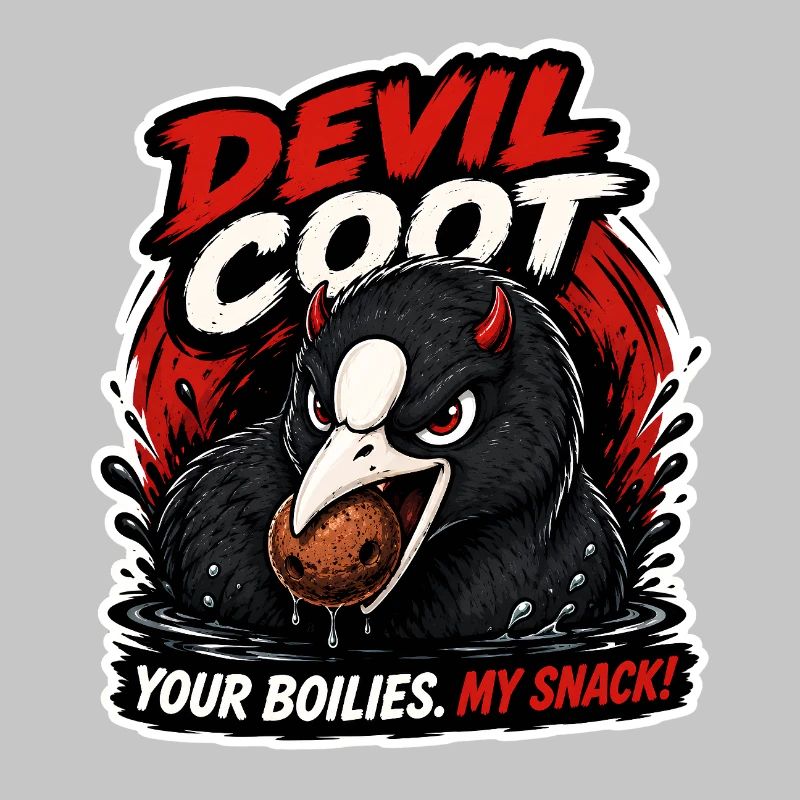 Conception drôle de pêche à la carpe Devil Coud