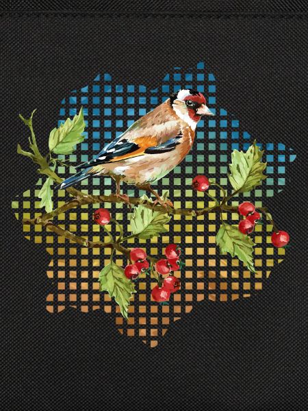Bunter Vogel