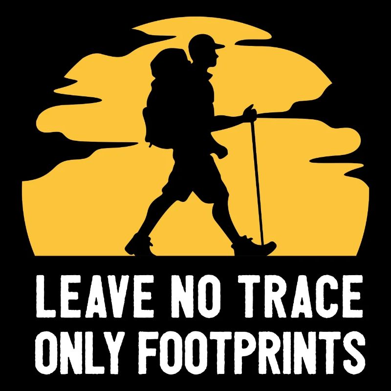 Hiking - Leave No Trace, Only Footprints