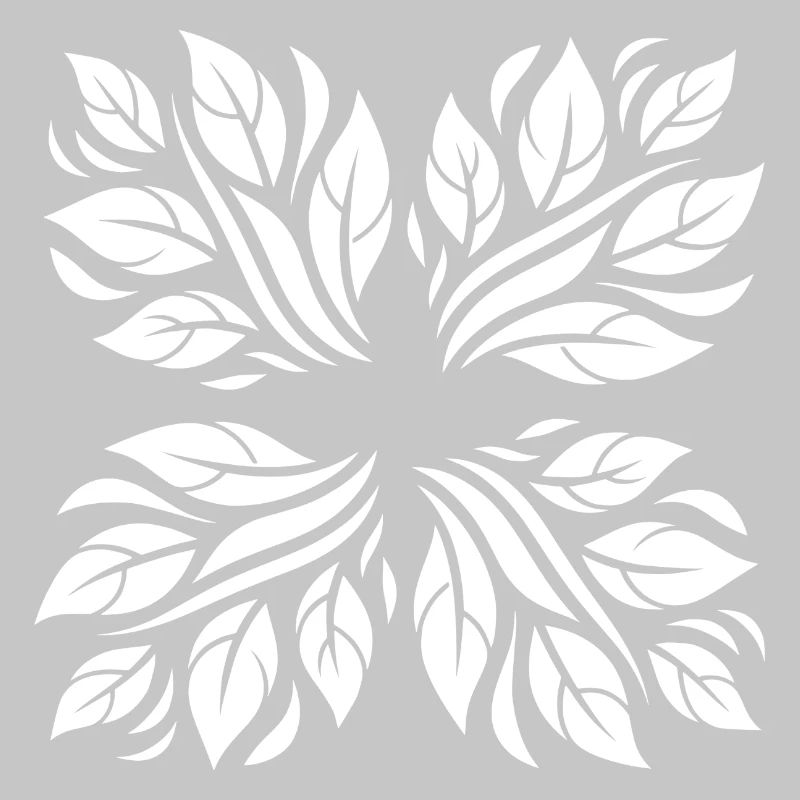 Leaves botanical pattern