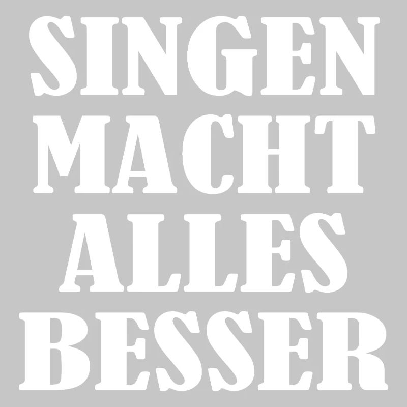 Singing makes everything better