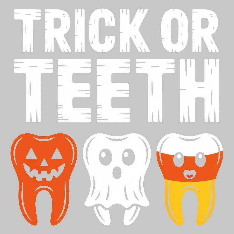 Trick oder Teeth Halloween-Trio