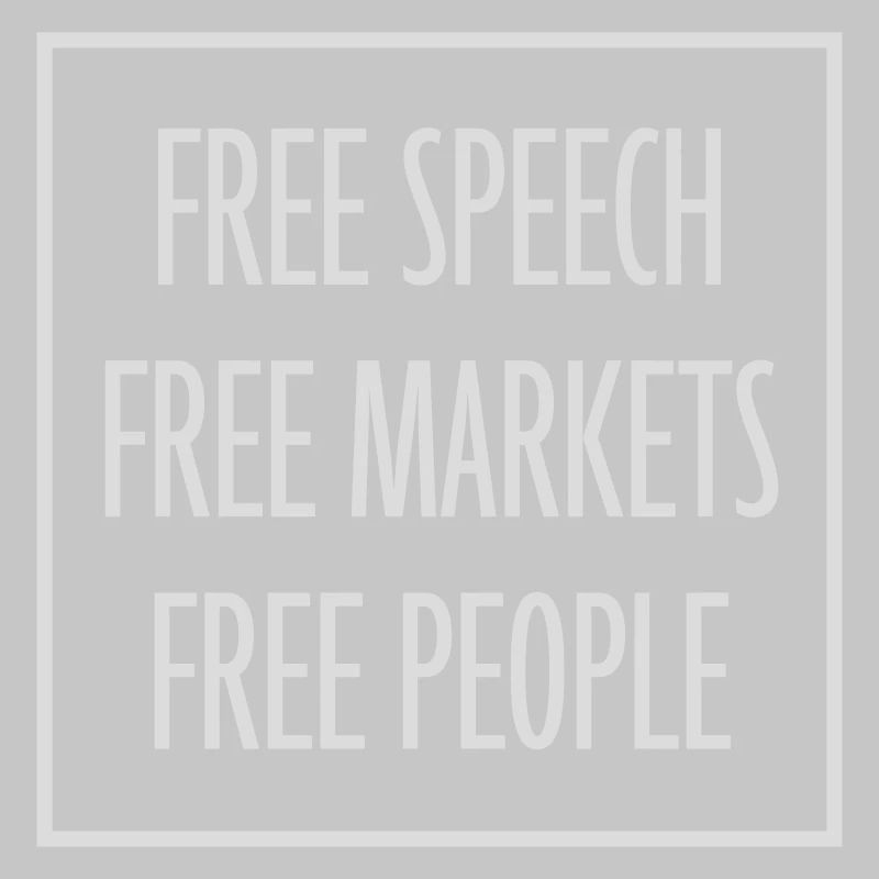 Marché de la liberté d’expression Peuple Libertarian Freedom Logo