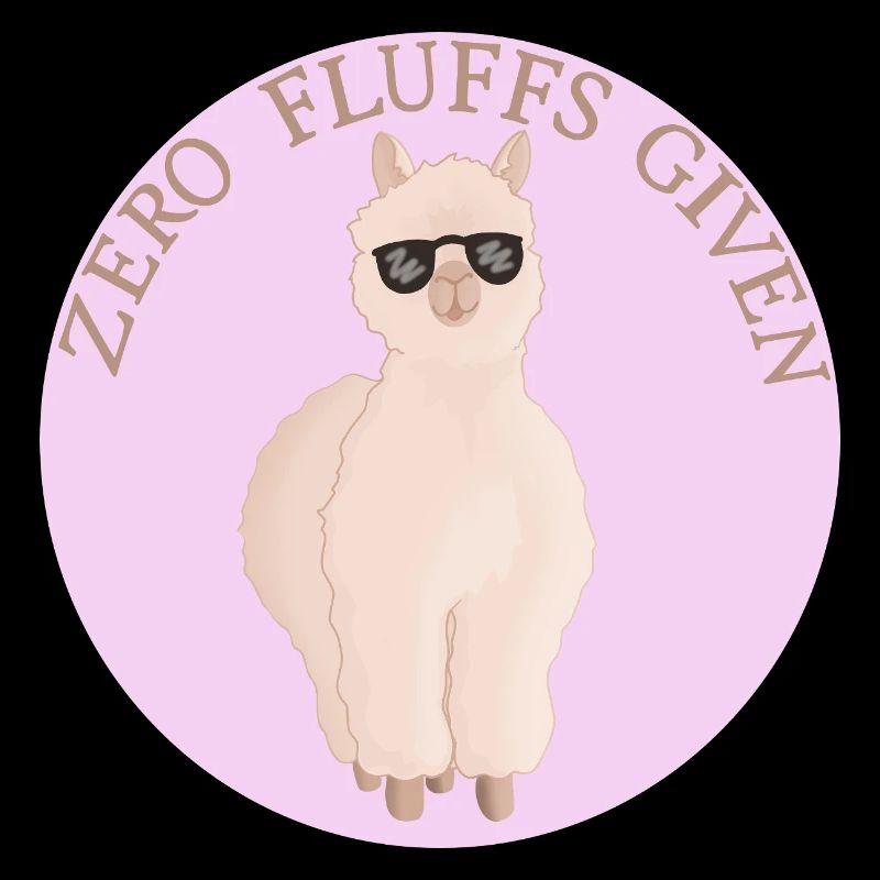 Fluffy alpaca