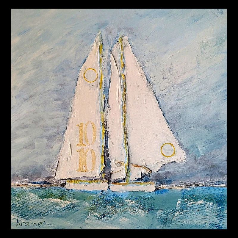 Segelboot auf See