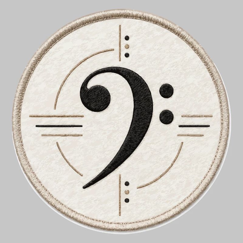 Clé de fa sur le patch