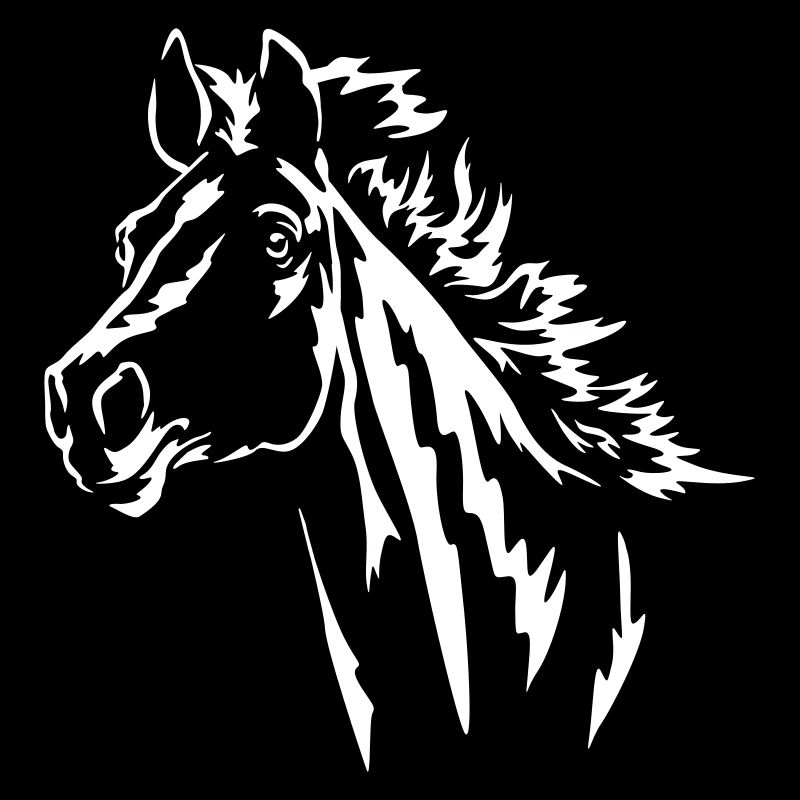 Pferd Kopf "Black Edition"