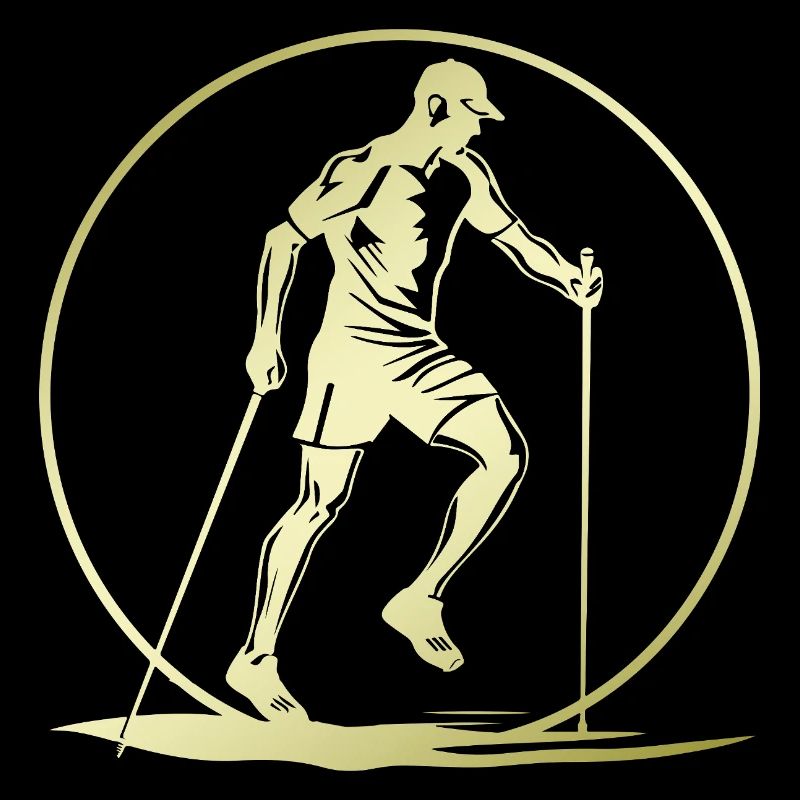 Nordic Walking Silhouette