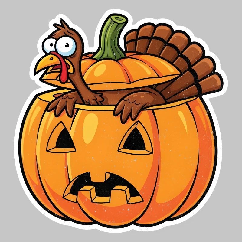 Pumpkin Heroes : Dinde effrontée à l’automne Halloween