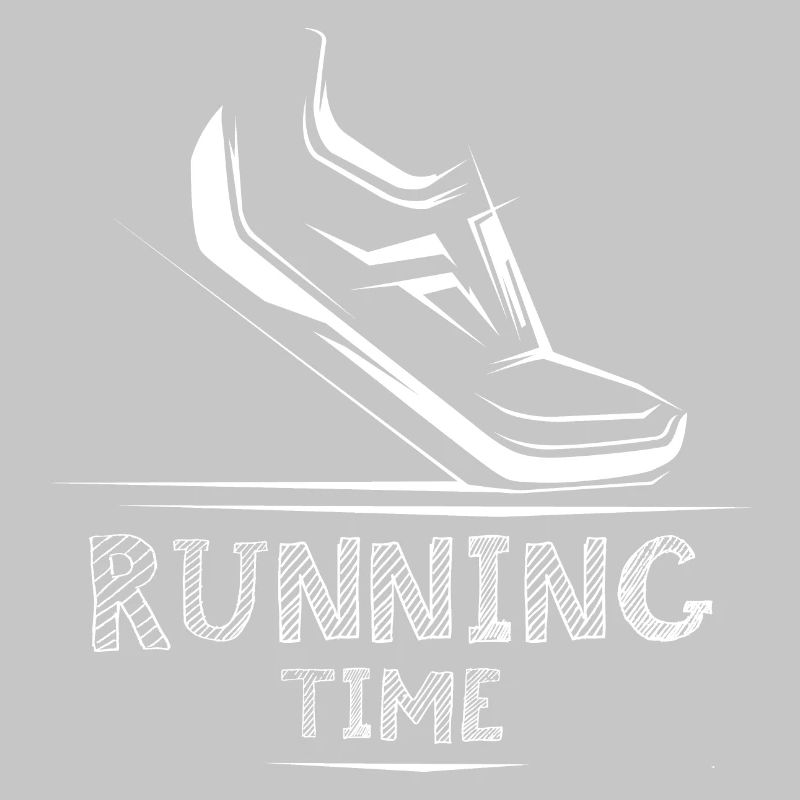 Icône de temps de course Icône d’illustration de chaussure de coureur