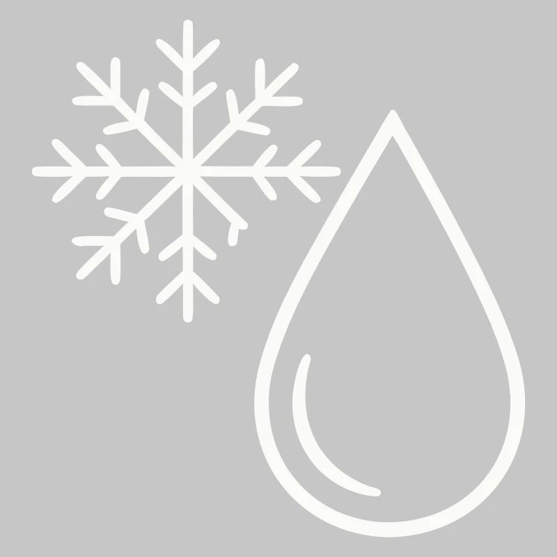 Schnee und Minimalist Drop