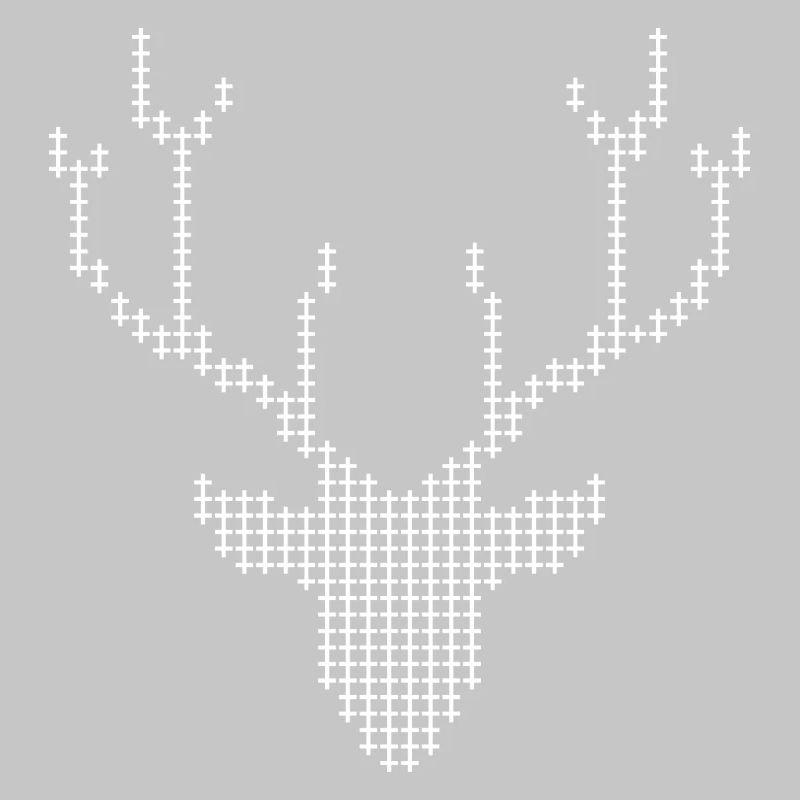 Pixel Deer-Geweihe