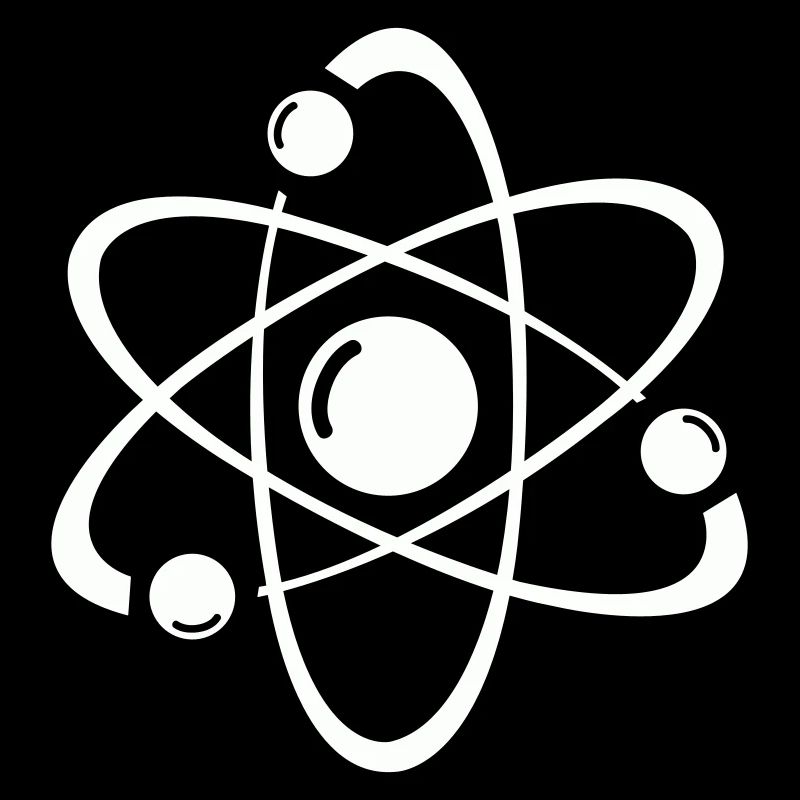 Atomic Model Line Art