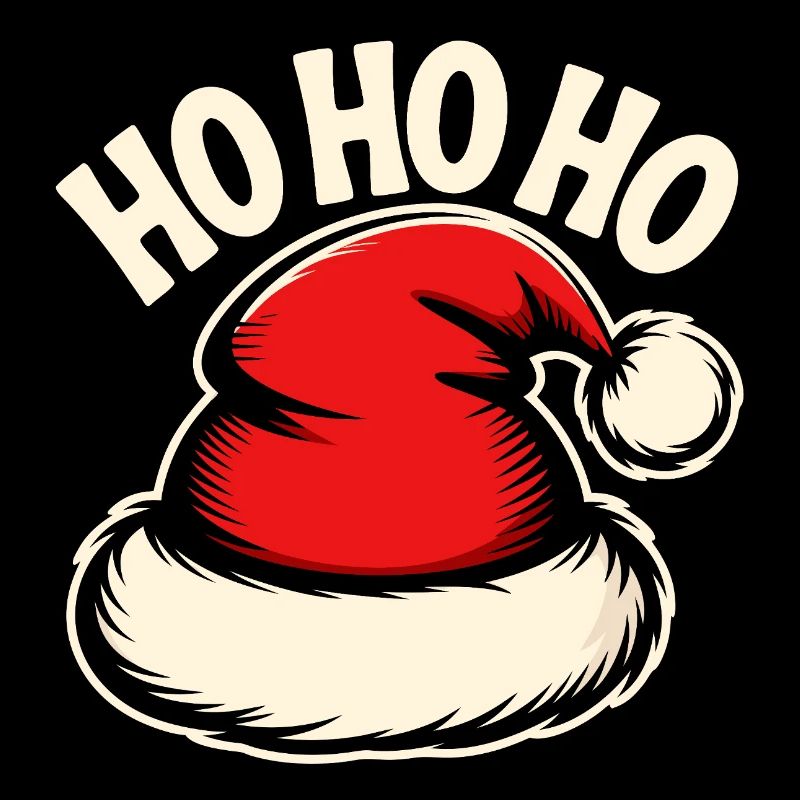 Ho Ho Ho Santa Hat