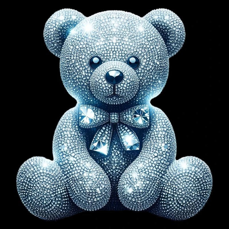 Diamant Ours en cristal Diamants