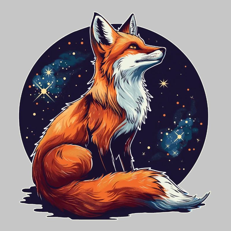 Fuchs mit Sternen