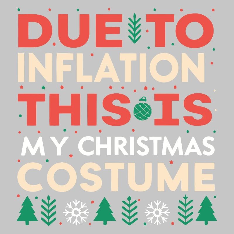 Weihnachtskostüm Humor Inflation