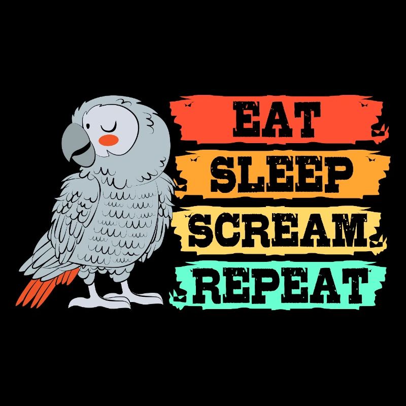 Parrot Grey