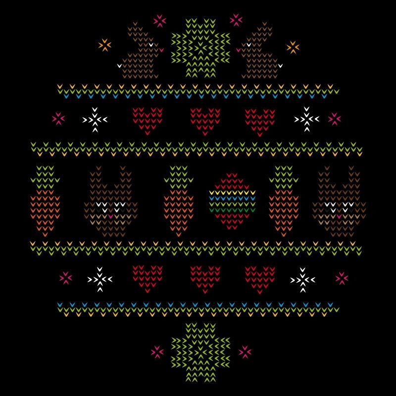 Easter motifs in knitting pattern style for Easter
