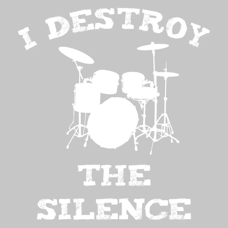 Rocking drummer with a statement