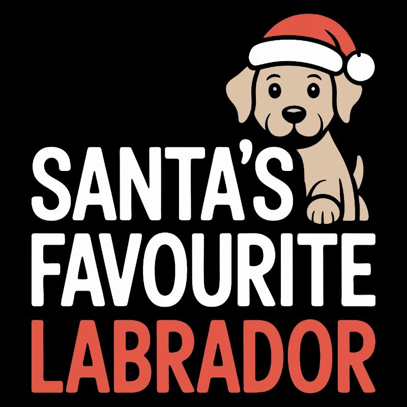 Le design de Noël préféré du Labrador du Père Noël