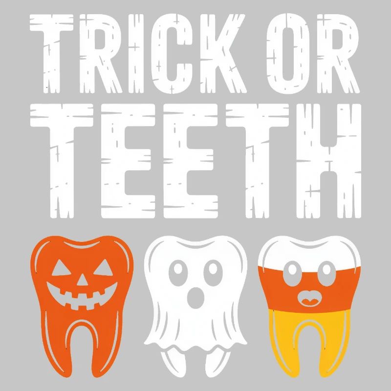 Trick oder Teeth Halloween-T-Shirt