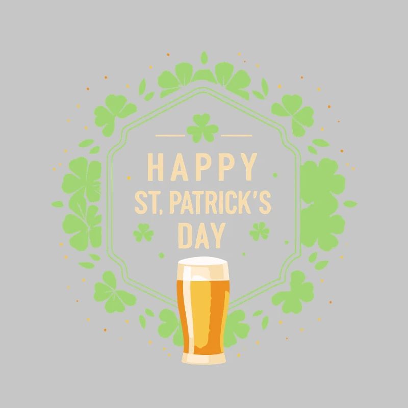 Saint Patrick Bière et Trèfles