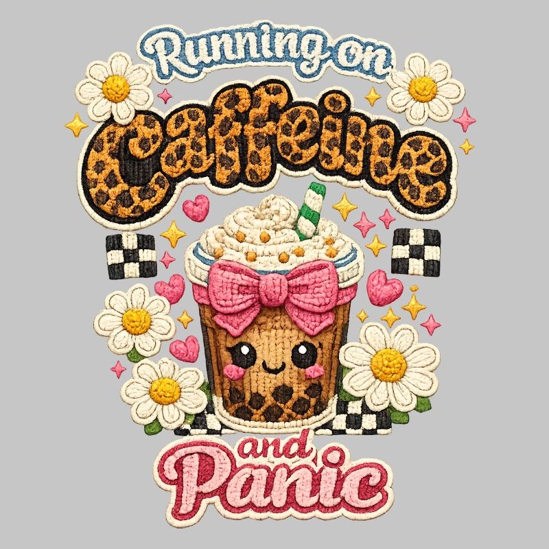 Café Chaos Patch Leopard Latte