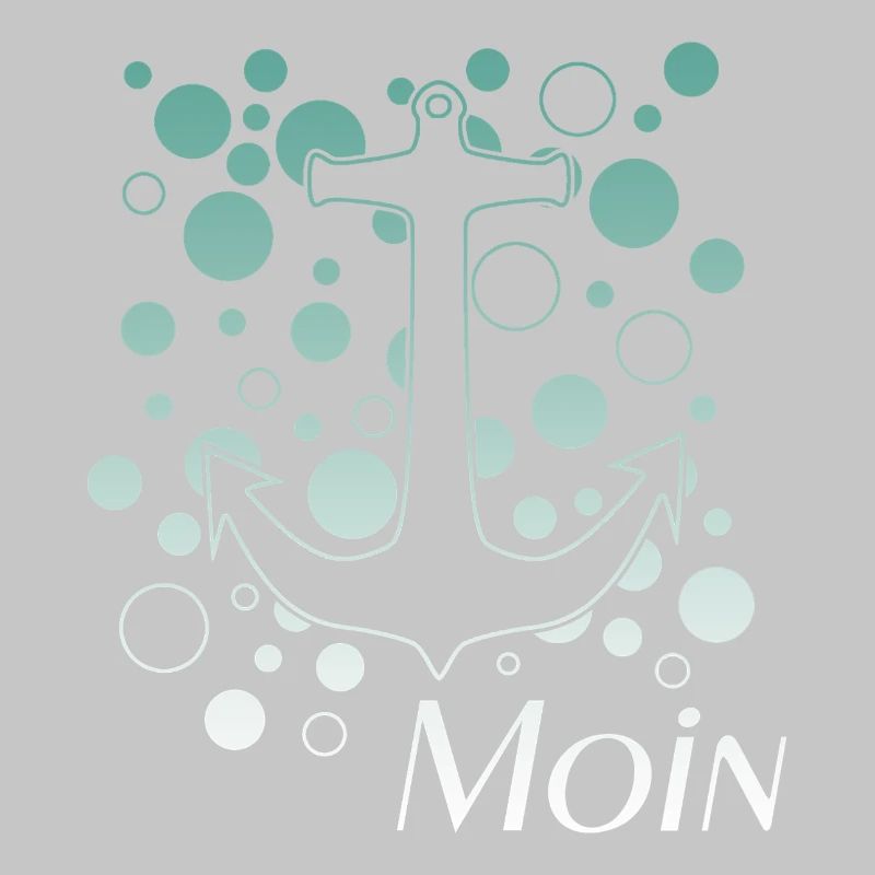Anker mit Blasen Moin Design
