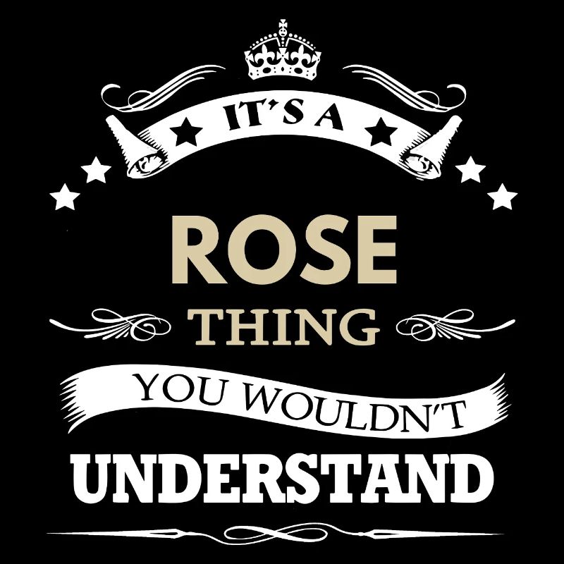 Es ist ein Rose Thing Custom Name Geschenk