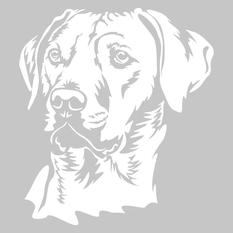 Rhodesian Ridgeback head "Black Edition"