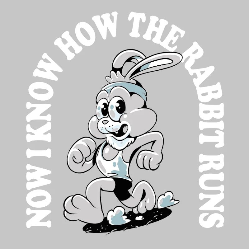 Now I Know How the Rabbit Runs – Denglisch Spruch