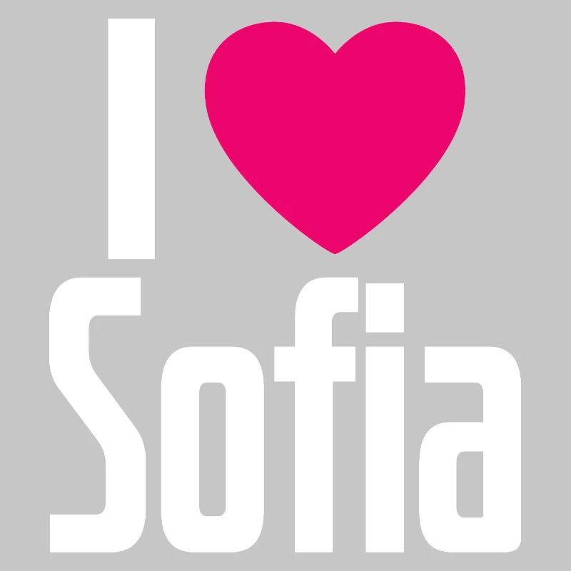 I Love Sofia Pink Heart I Love Sofia