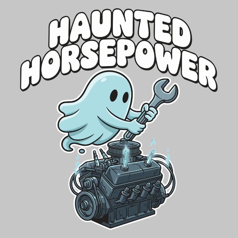 Dessin animé Ghost Engine Hanting Engine