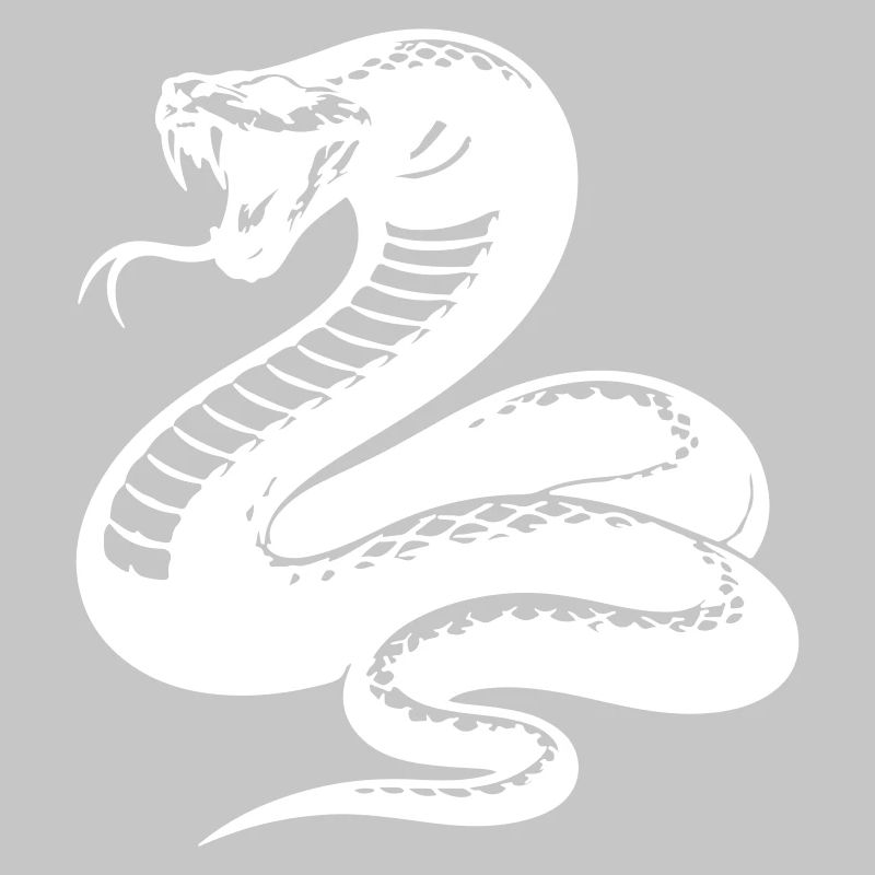 Schlange Python Silhouette