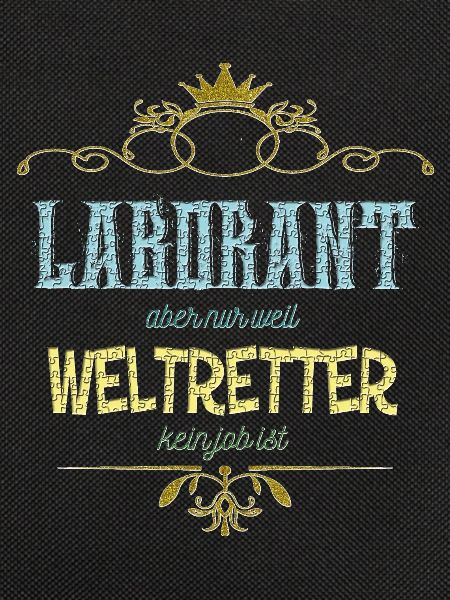 Laborant Weltretter
