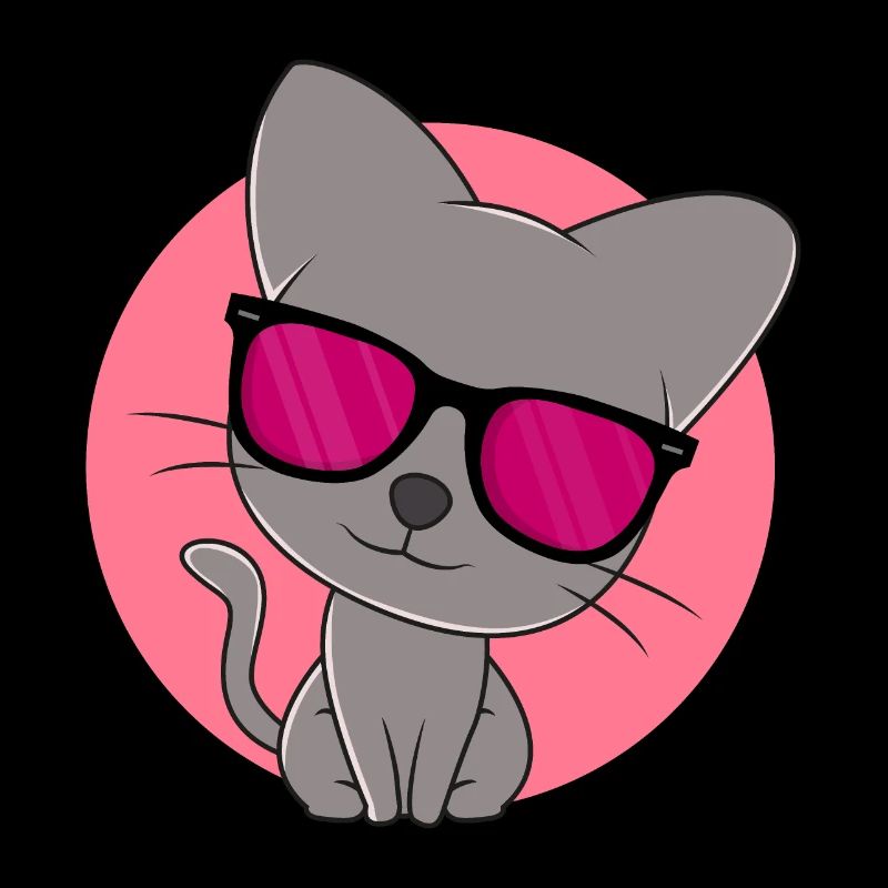 Mignon chaton gris