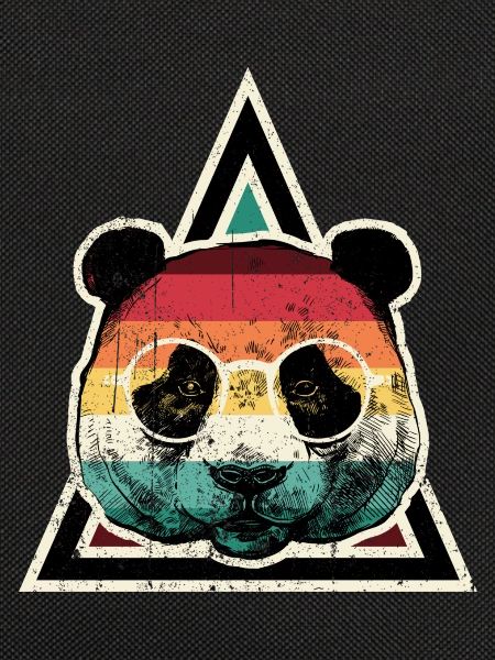 Regenbogenpanda-Prisma