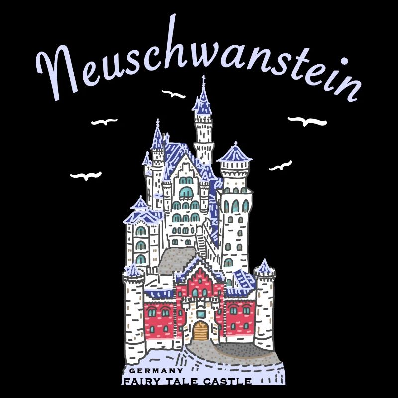 Neuschwanstein Castle, Bavaria in Germany