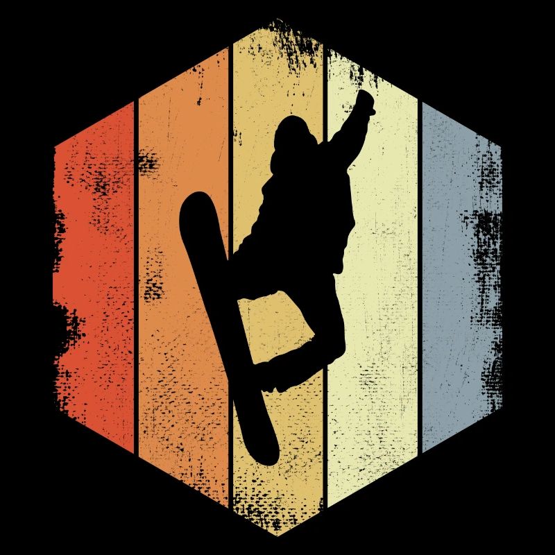 Vintage Snowboarder