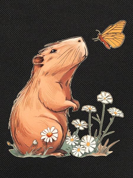 Capybara Butterfly