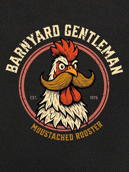 The Mustached Rooster