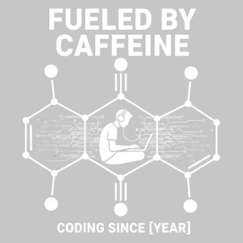 Fueled by Caffeine Coding Shirt | Programmierer