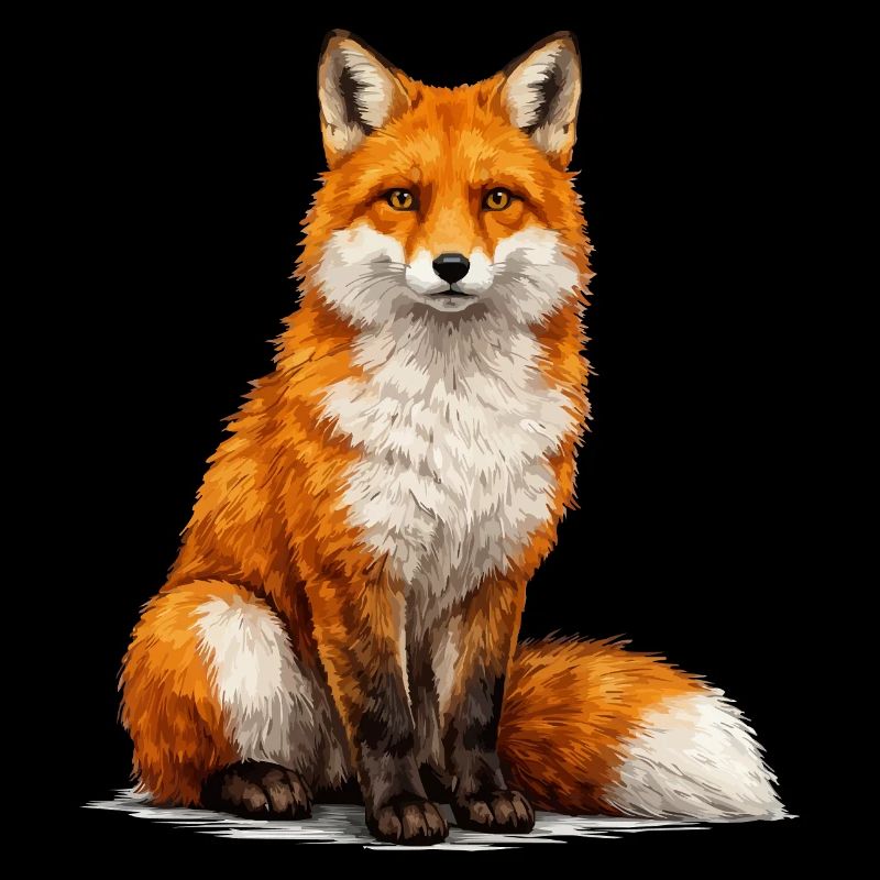 Fuchs Illustration Farbspiel